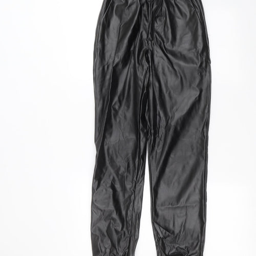 Missguided Womens Black   Trousers  Size 6 L29 in