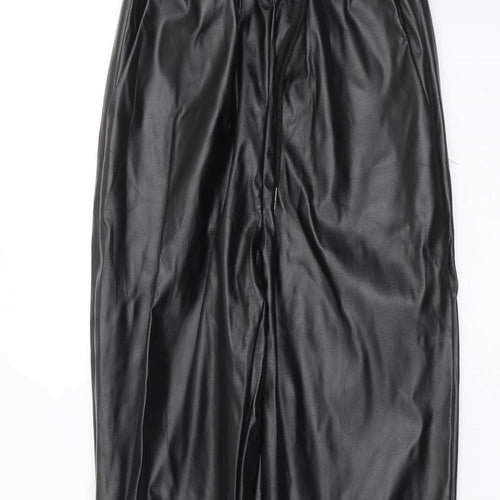Missguided Womens Black   Trousers  Size 6 L29 in