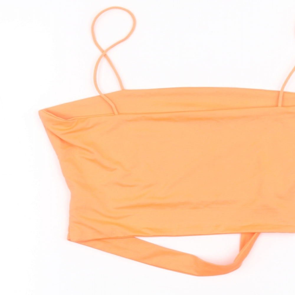 Preworn Womens Orange   Basic Blouse Size S