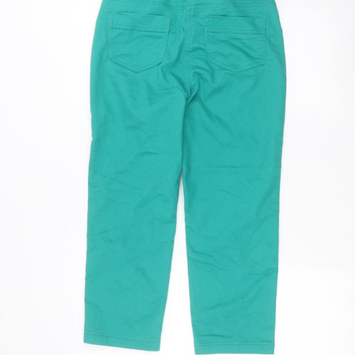 Soon Womens Green   Straight Jeans Size 10 L22 in