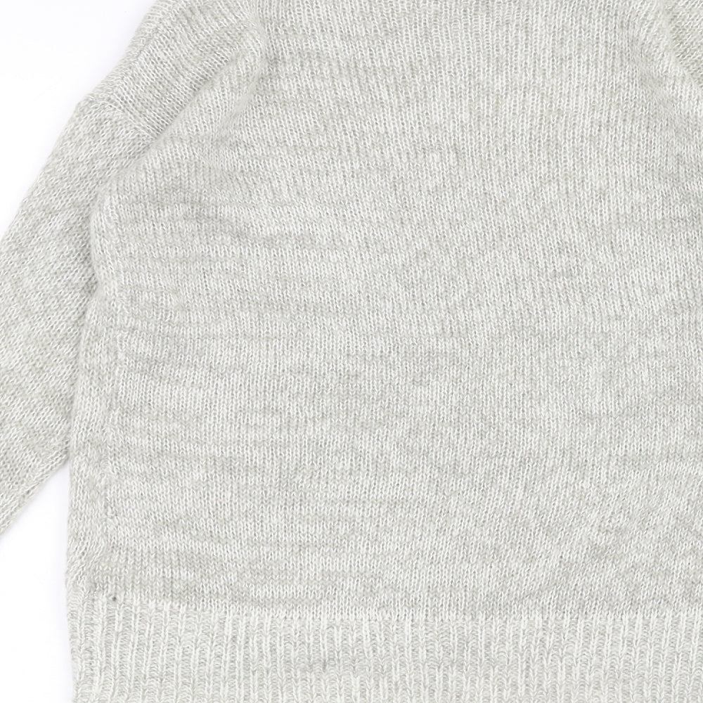 New Look Womens White   Pullover Jumper Size S
