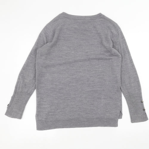 Primark Womens Grey   Pullover Jumper Size S