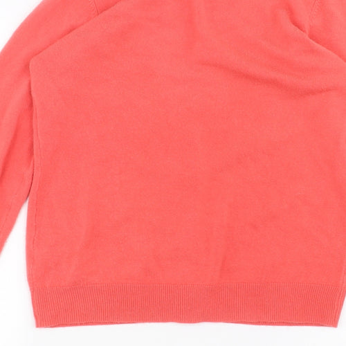 Classic Womens Pink   Cardigan Jumper Size L