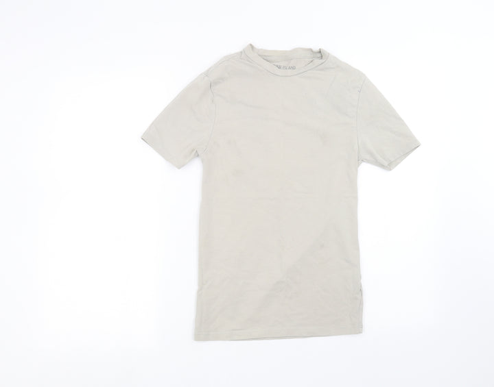 River Island Womens Brown Basic T-Shirt Size XS