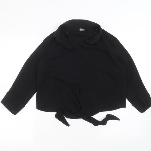 Select Womens Black   Basic T-Shirt Size 10