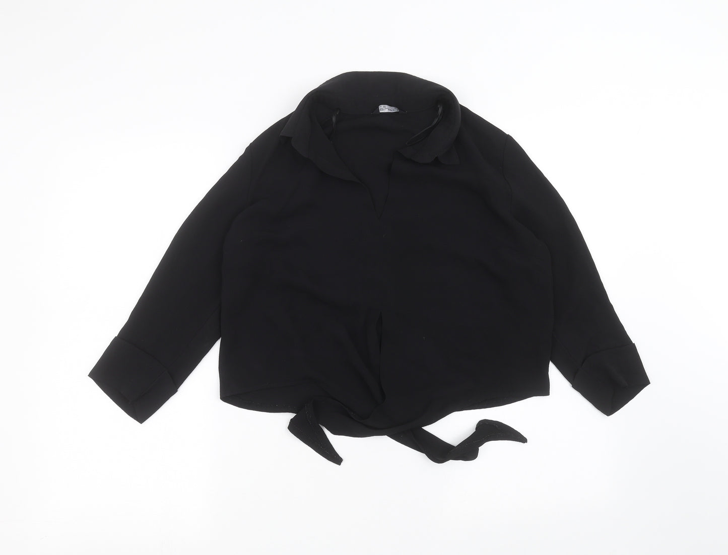 Select Womens Black   Basic T-Shirt Size 10