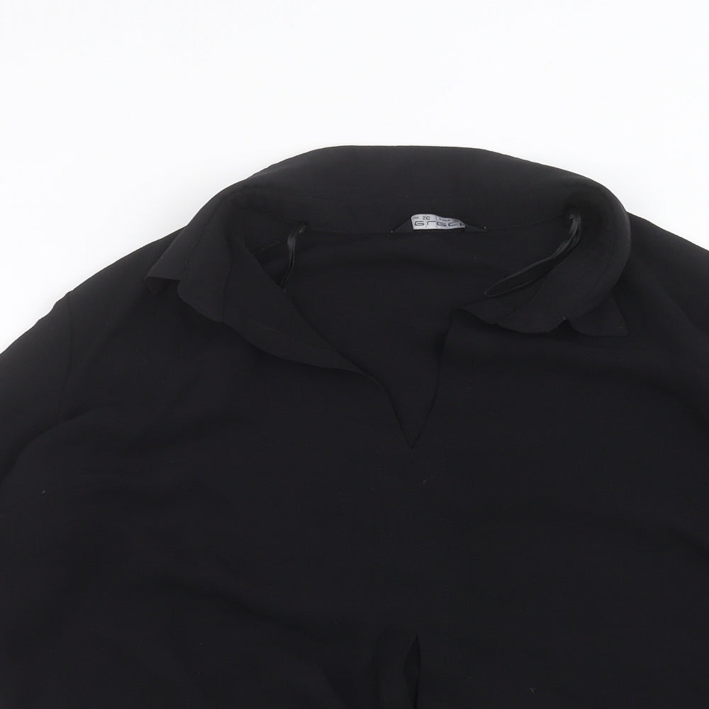 Select Womens Black   Basic T-Shirt Size 10