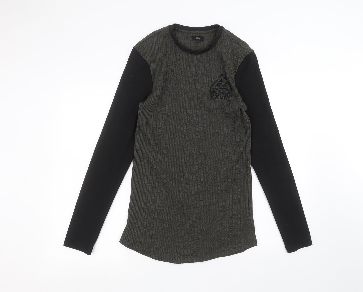 River Island Mens Green   Pullover Jumper Size S