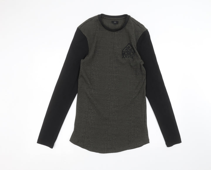 River Island Mens Green   Pullover Jumper Size S