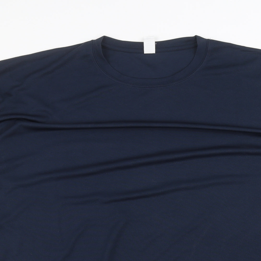 AWD Mens Blue    T-Shirt Size 4XL