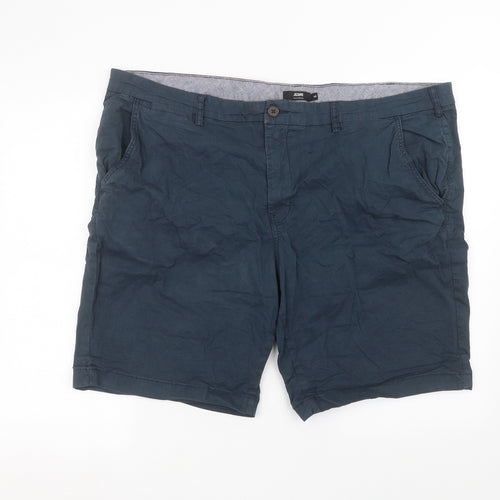 Jackamo Mens Blue   Chino Shorts Size 46 in