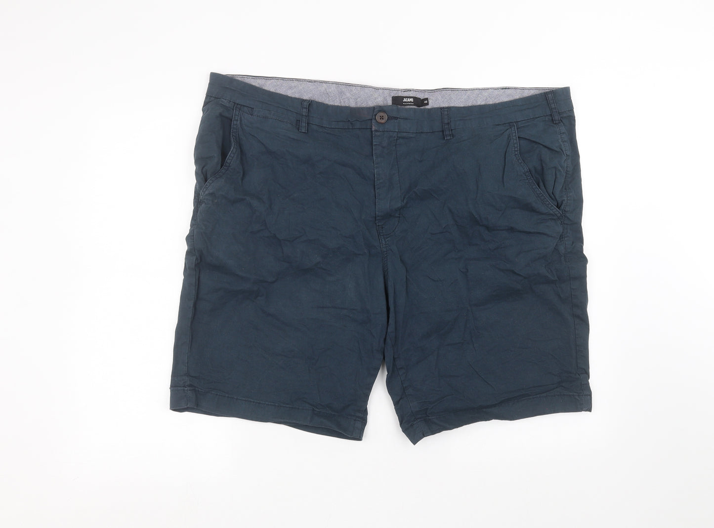 Jackamo Mens Blue   Chino Shorts Size 46 in