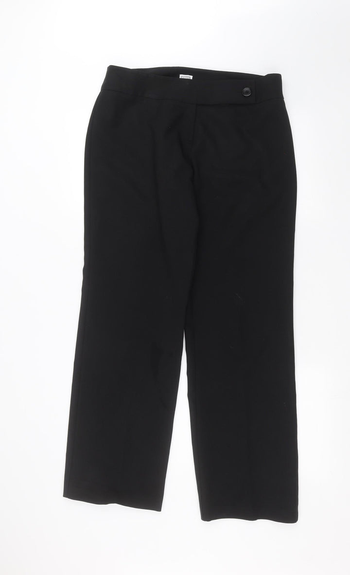 Etam Womens Black   Trousers  Size 14 L28 in