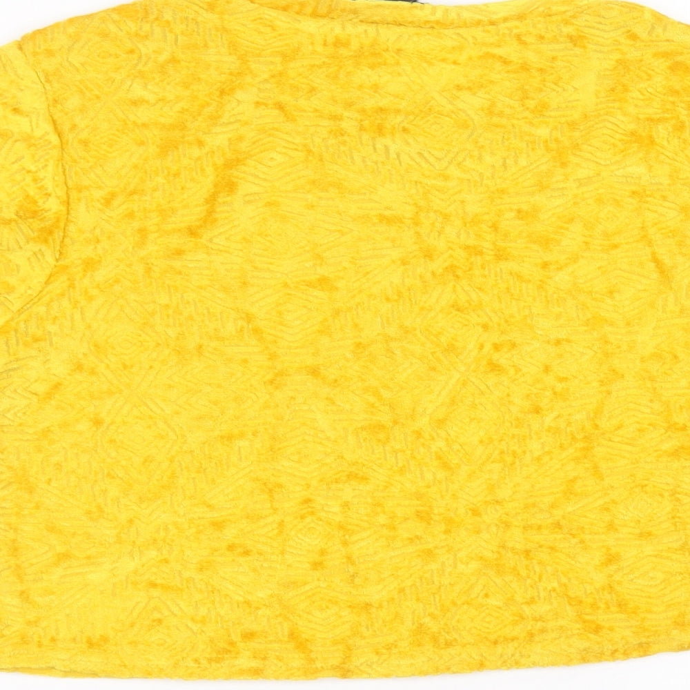Atmosphere Womens Yellow   Basic T-Shirt Size 14