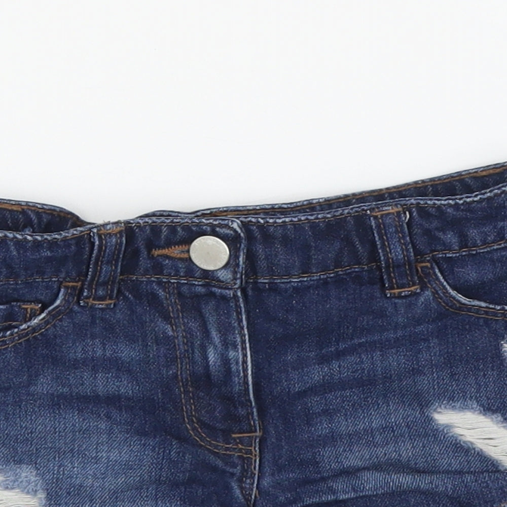 NEXT Girls Blue   Hot Pants Shorts Size 4 Years