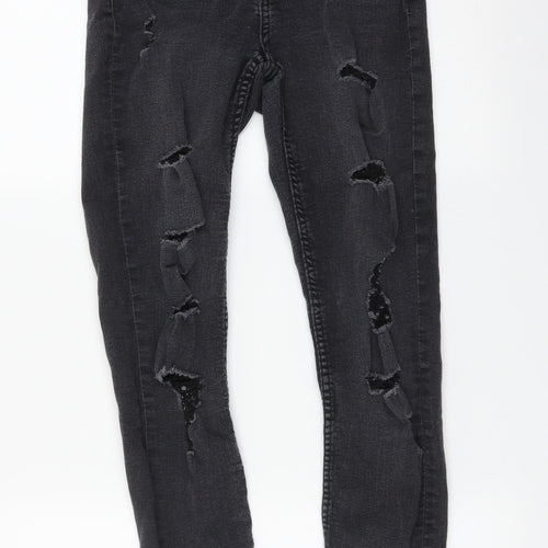 H&M Womens Black   Skinny Jeans Size 8 L28 in