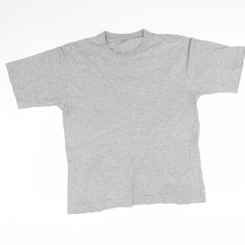 SLEEPWEAR ESSENTIALS Mens Grey Solid   Pyjama Top Size M