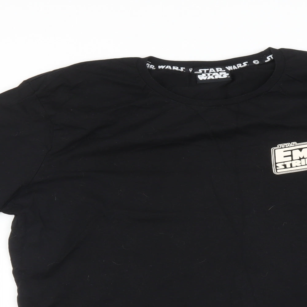 George Mens Black    T-Shirt Size M
