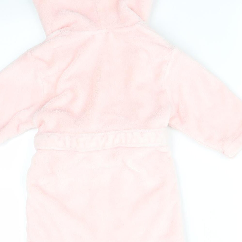 MY1STYEARS Girls Pink Solid   Robe Size 6-9 Months