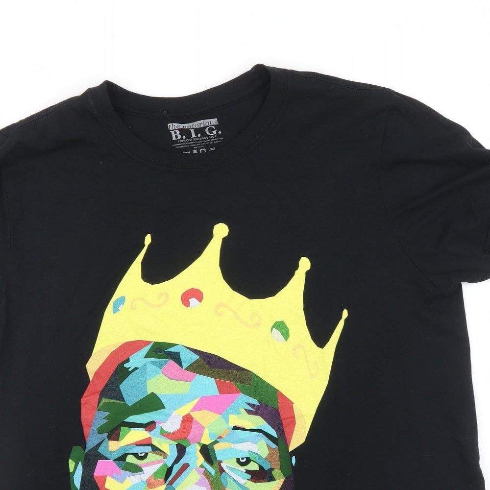 The Notorious B.I.G Mens Black    T-Shirt Size L