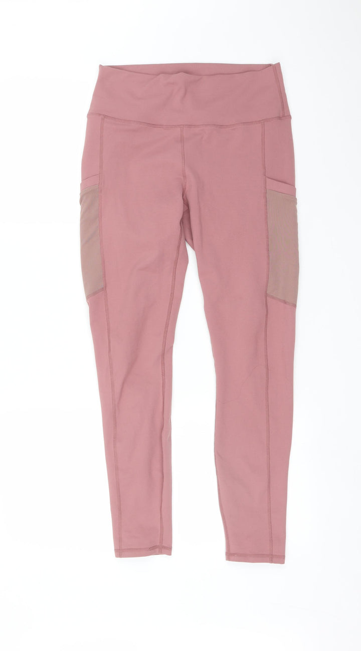 POWERHOLD Womens Pink Leggings L26 in