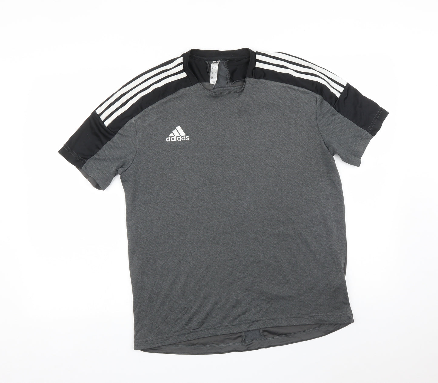 adidas Mens Grey    T-Shirt Size M