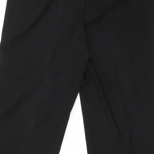 M&S Womens Black   Trousers  Size 16 L29 in