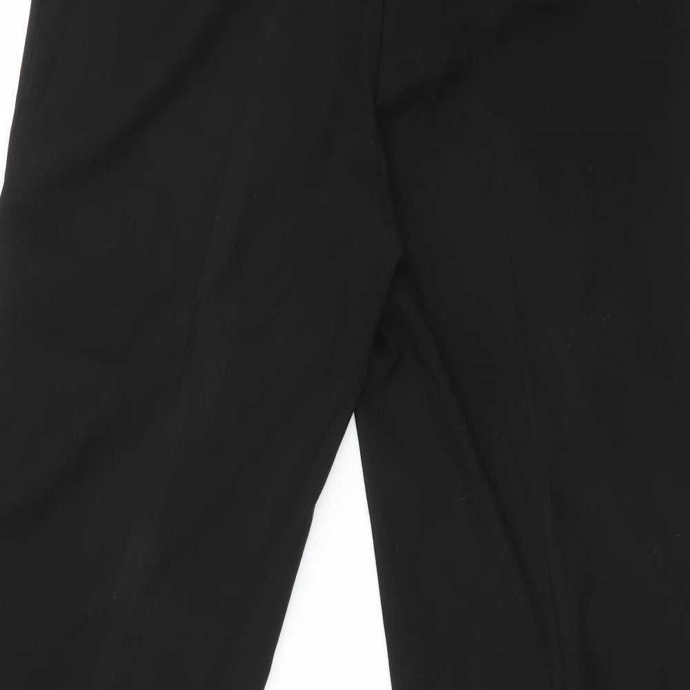 M&S Womens Black   Trousers  Size 16 L29 in