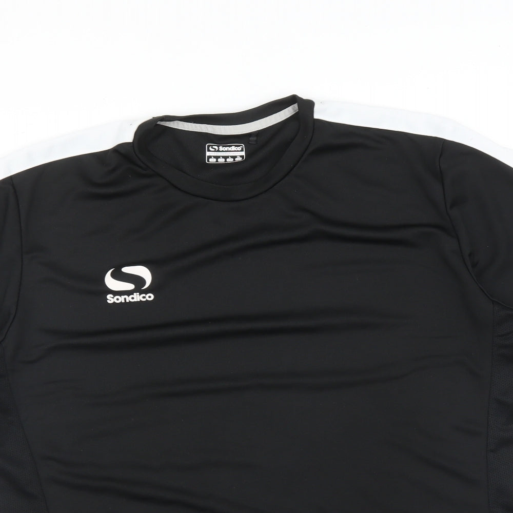 Sondico Mens Black    T-Shirt Size L