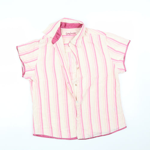 Cyberjammies Womens Multicoloured Striped   Pyjama Top Size 12