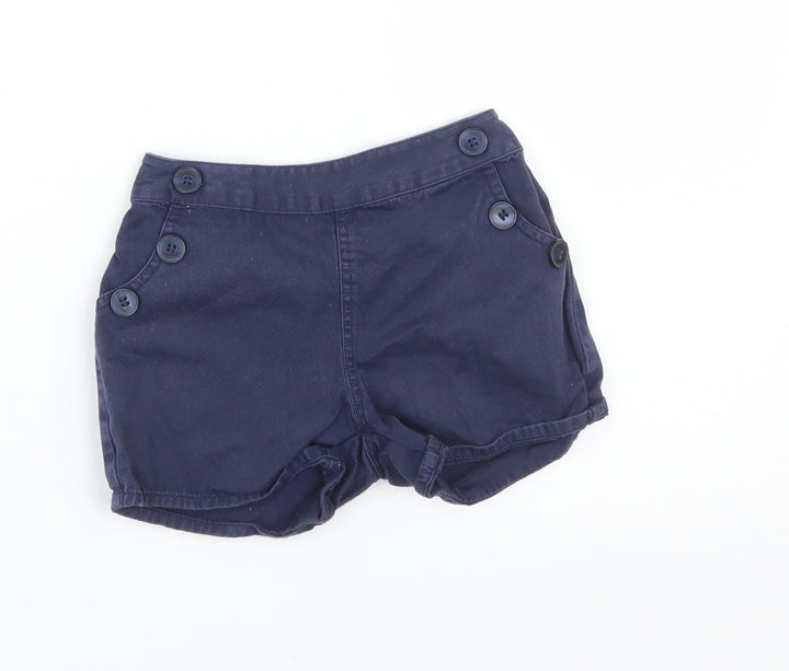 Mothercare Baby Blue   Cropped Trousers Size 18-24 Months