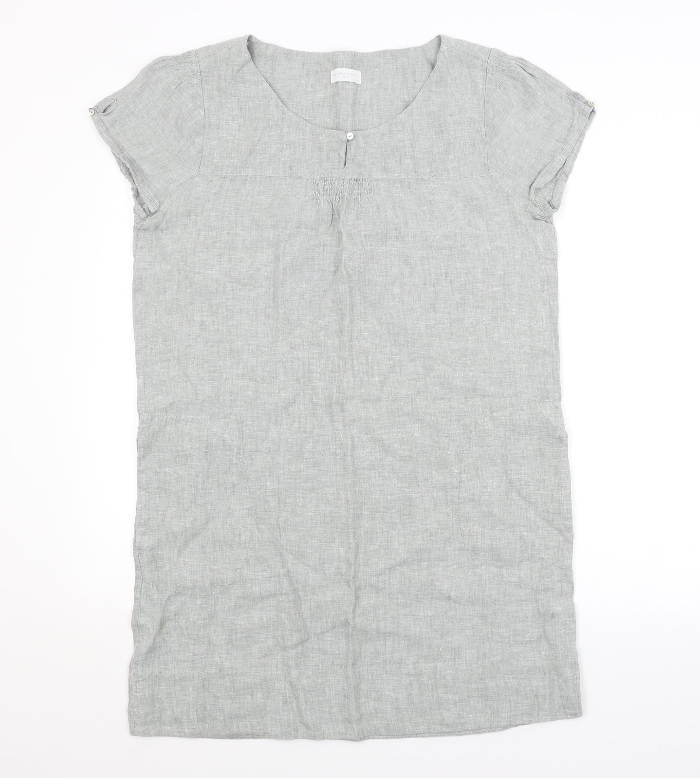 THE WHITE COMPANY Womens Grey   Basic Blouse Size 14