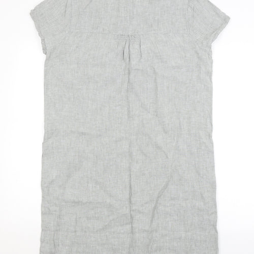 THE WHITE COMPANY Womens Grey   Basic Blouse Size 14