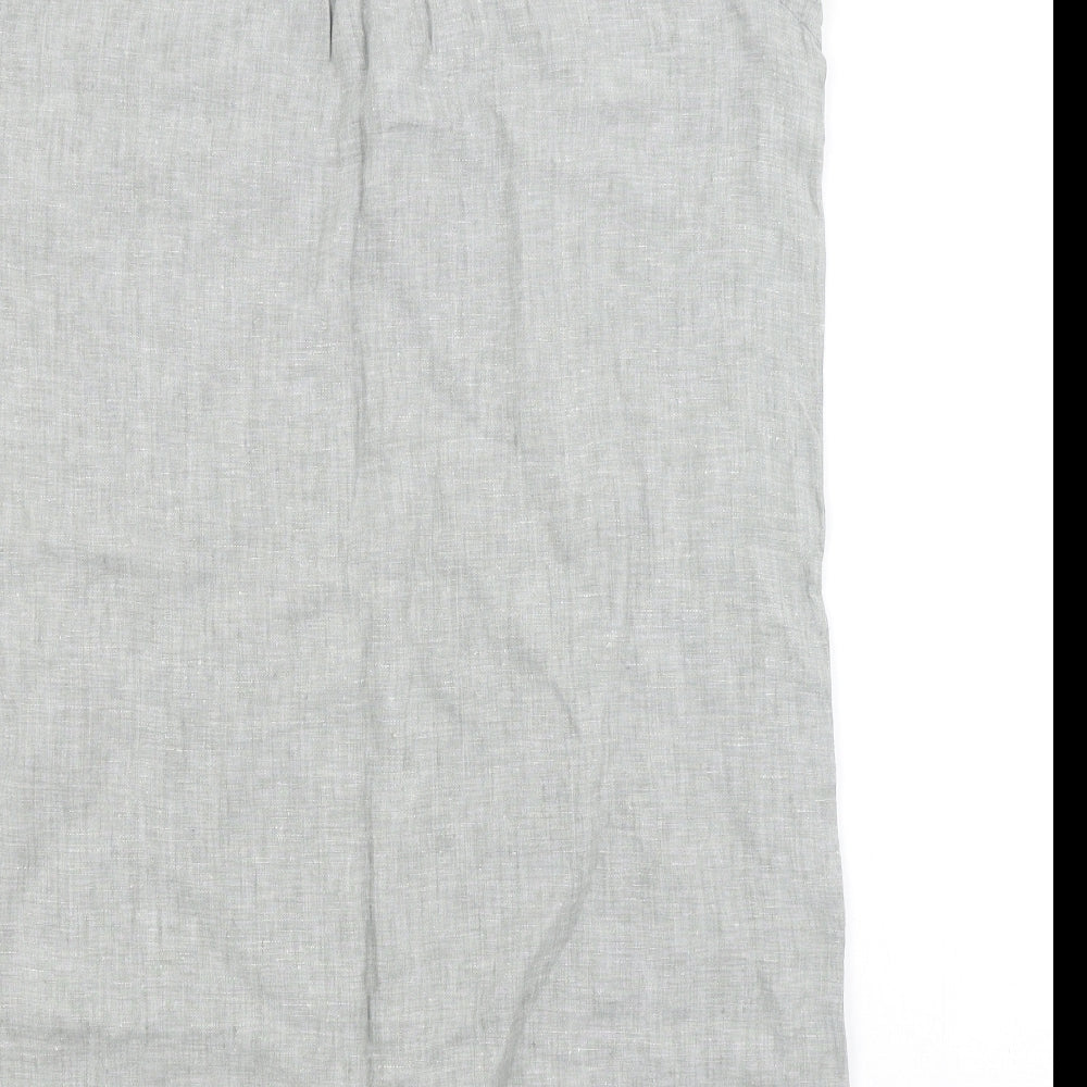 THE WHITE COMPANY Womens Grey   Basic Blouse Size 14