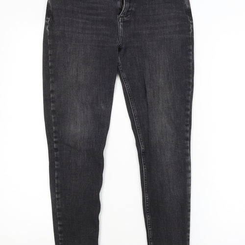 BY VERY Womens Grey   Skinny Jeans Size 10 L26 in