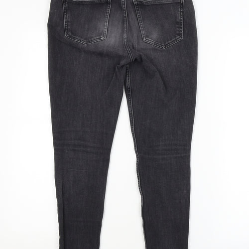 BY VERY Womens Grey   Skinny Jeans Size 10 L26 in