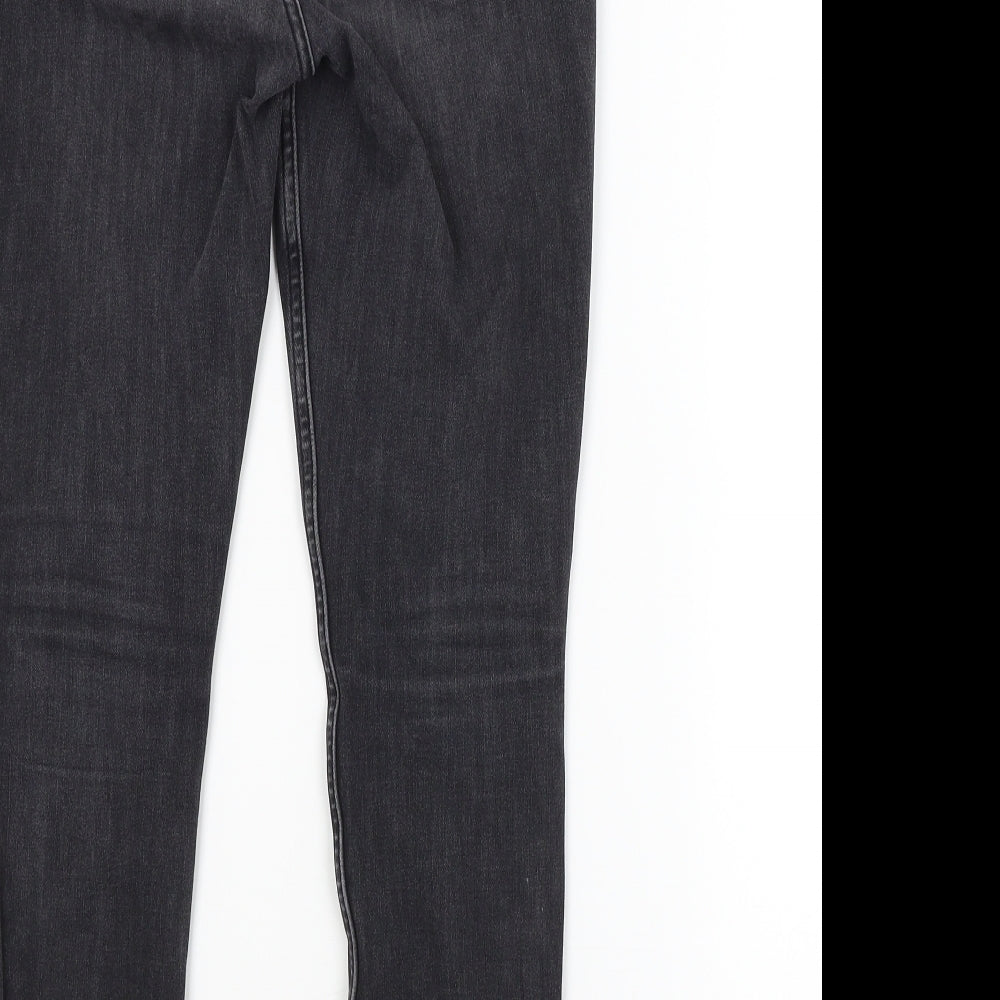 BY VERY Womens Grey   Skinny Jeans Size 10 L26 in