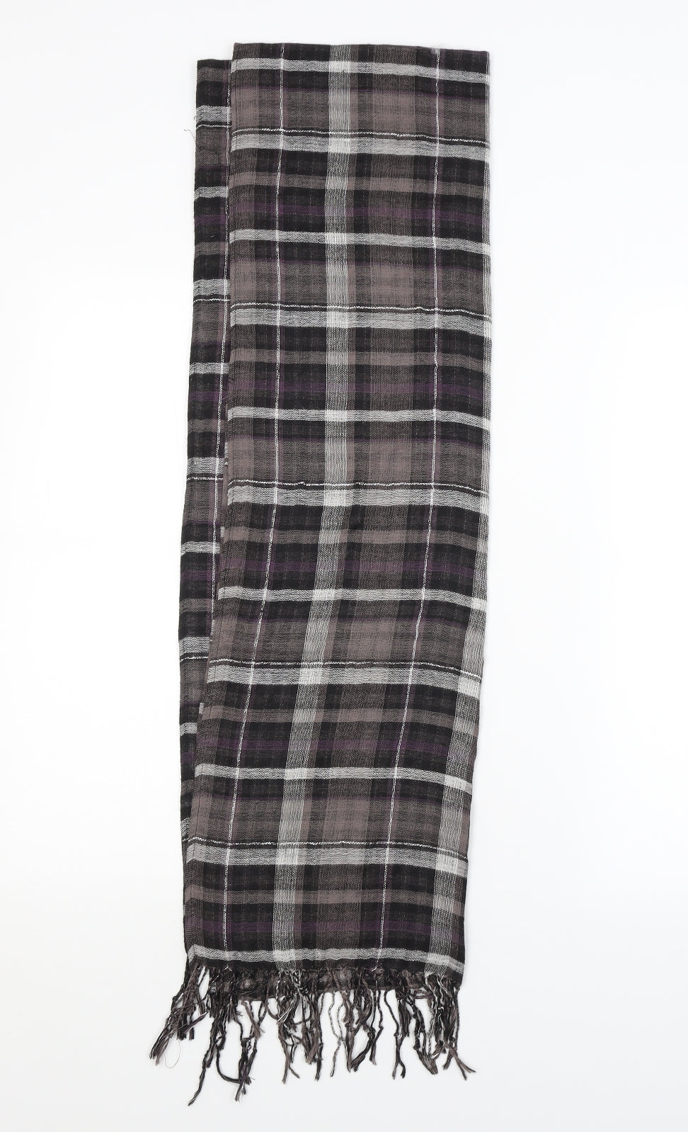 Dorothy Perkins Womens Purple Check   Scarf