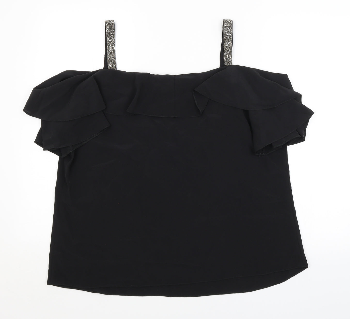 George Womens Black   Basic Blouse Size 18