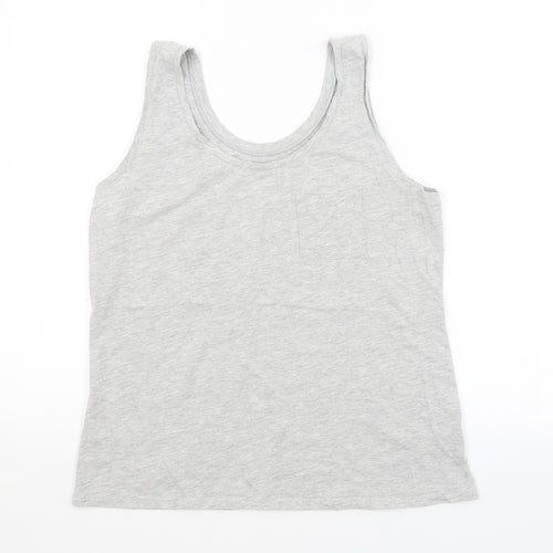 Preworn Womens Grey   Basic Tank Size 12
