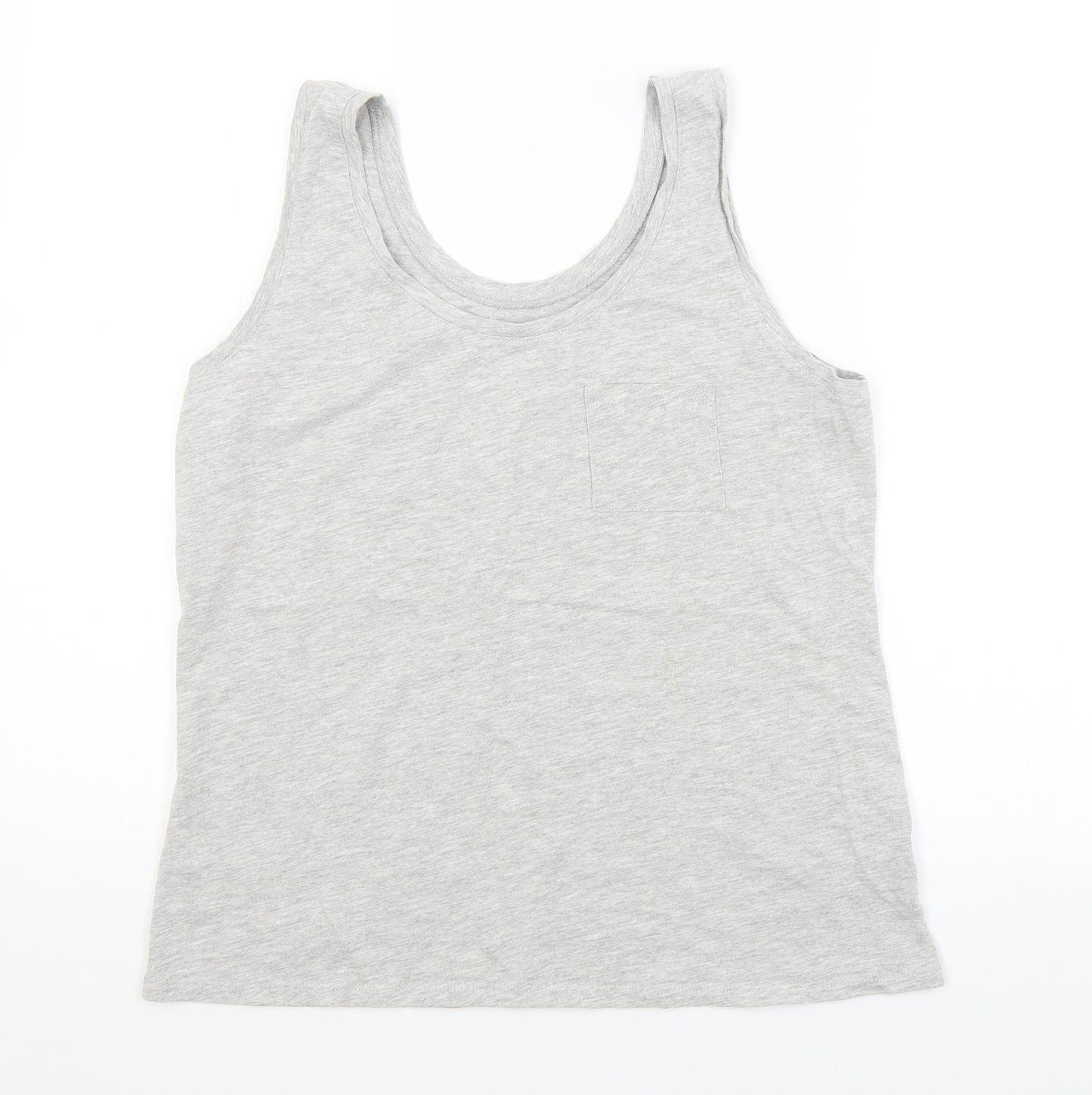 Preworn Womens Grey   Basic Tank Size 12