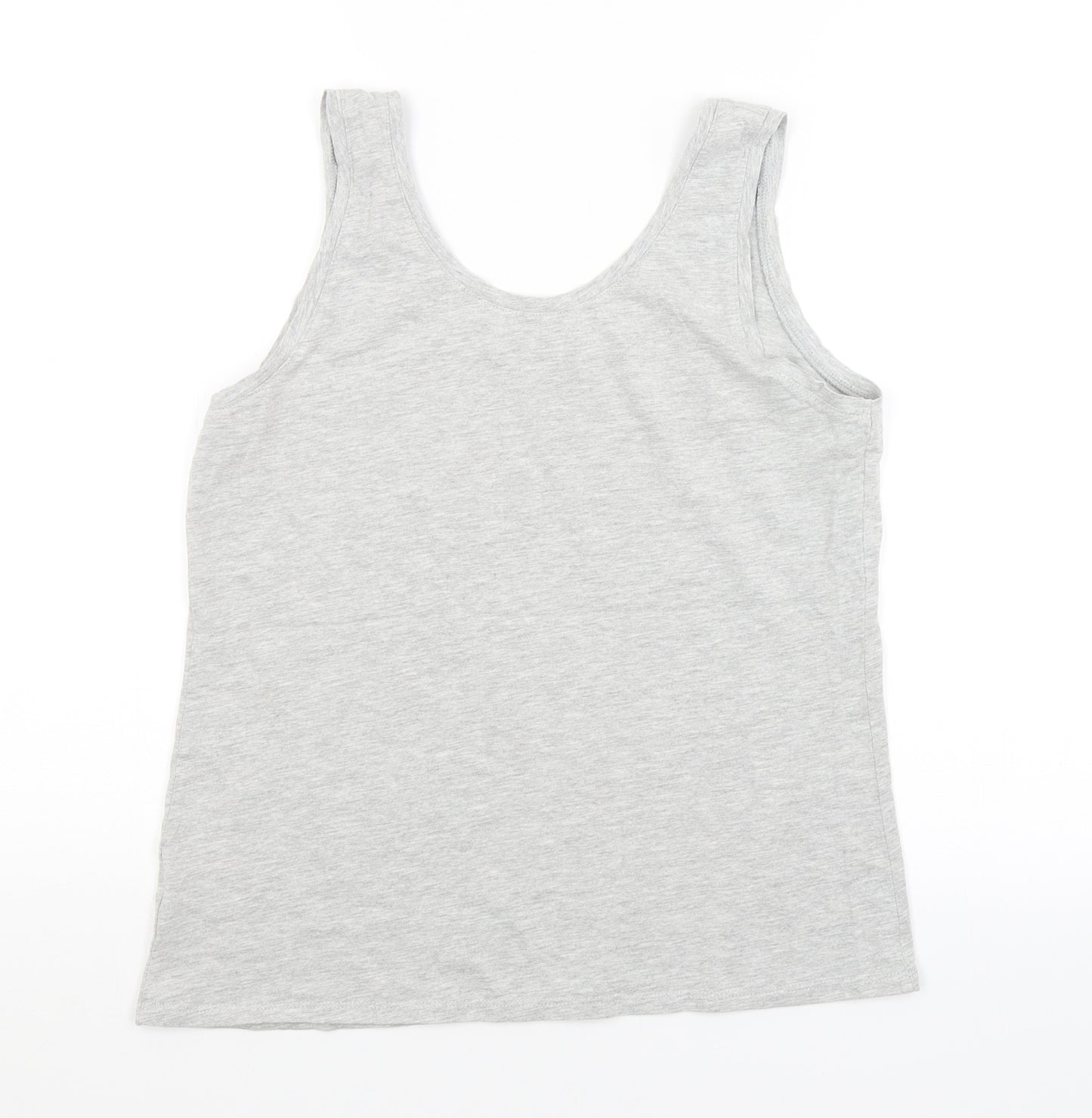 Preworn Womens Grey   Basic Tank Size 12
