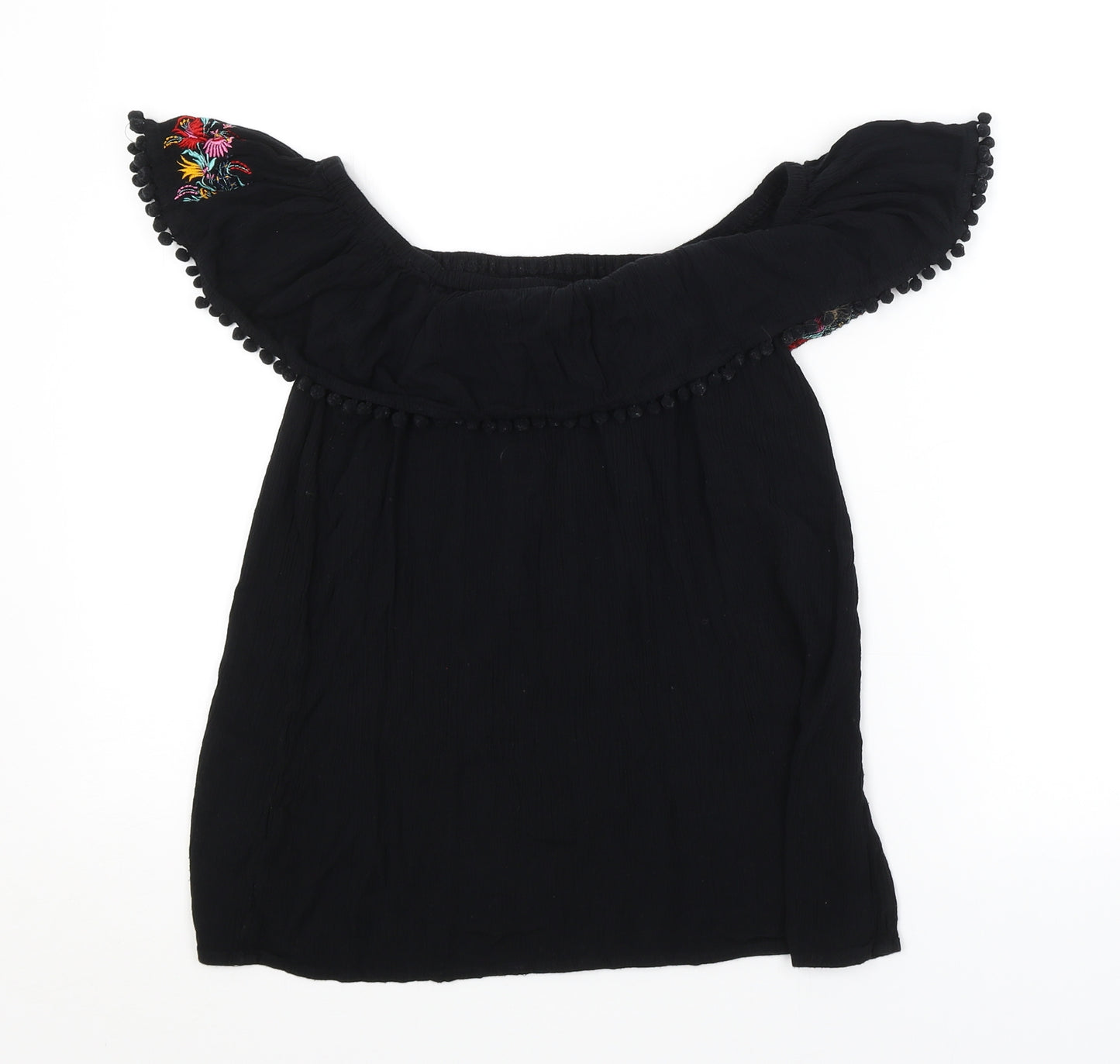 F&F Womens Black   Basic Blouse Size 10