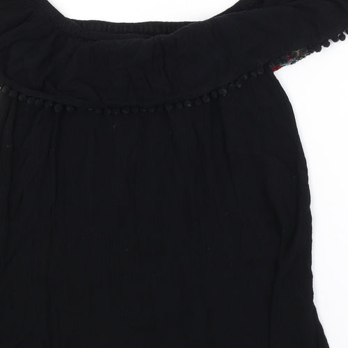 F&F Womens Black   Basic Blouse Size 10