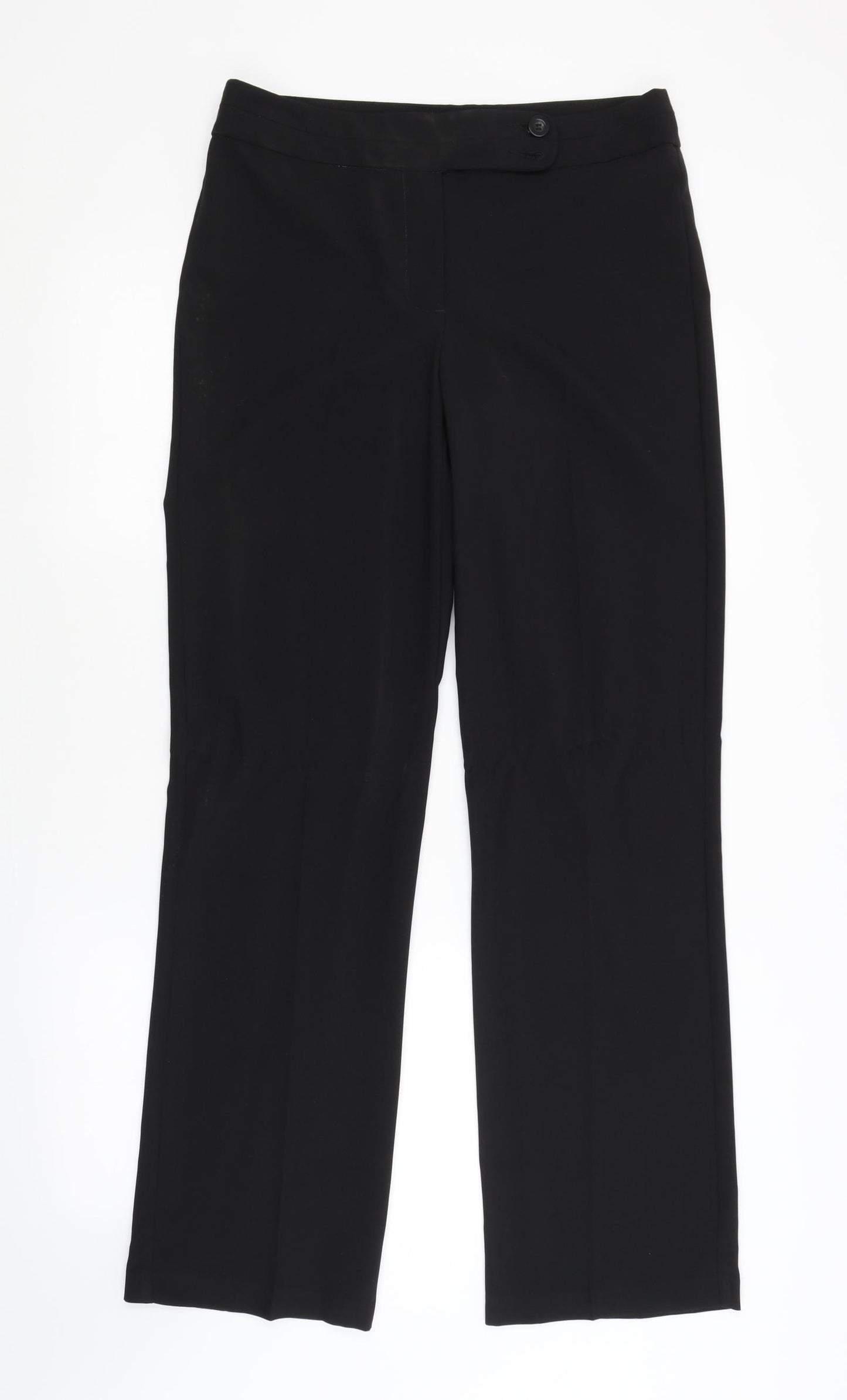 George Womens Black   Trousers  Size 10 L32 in