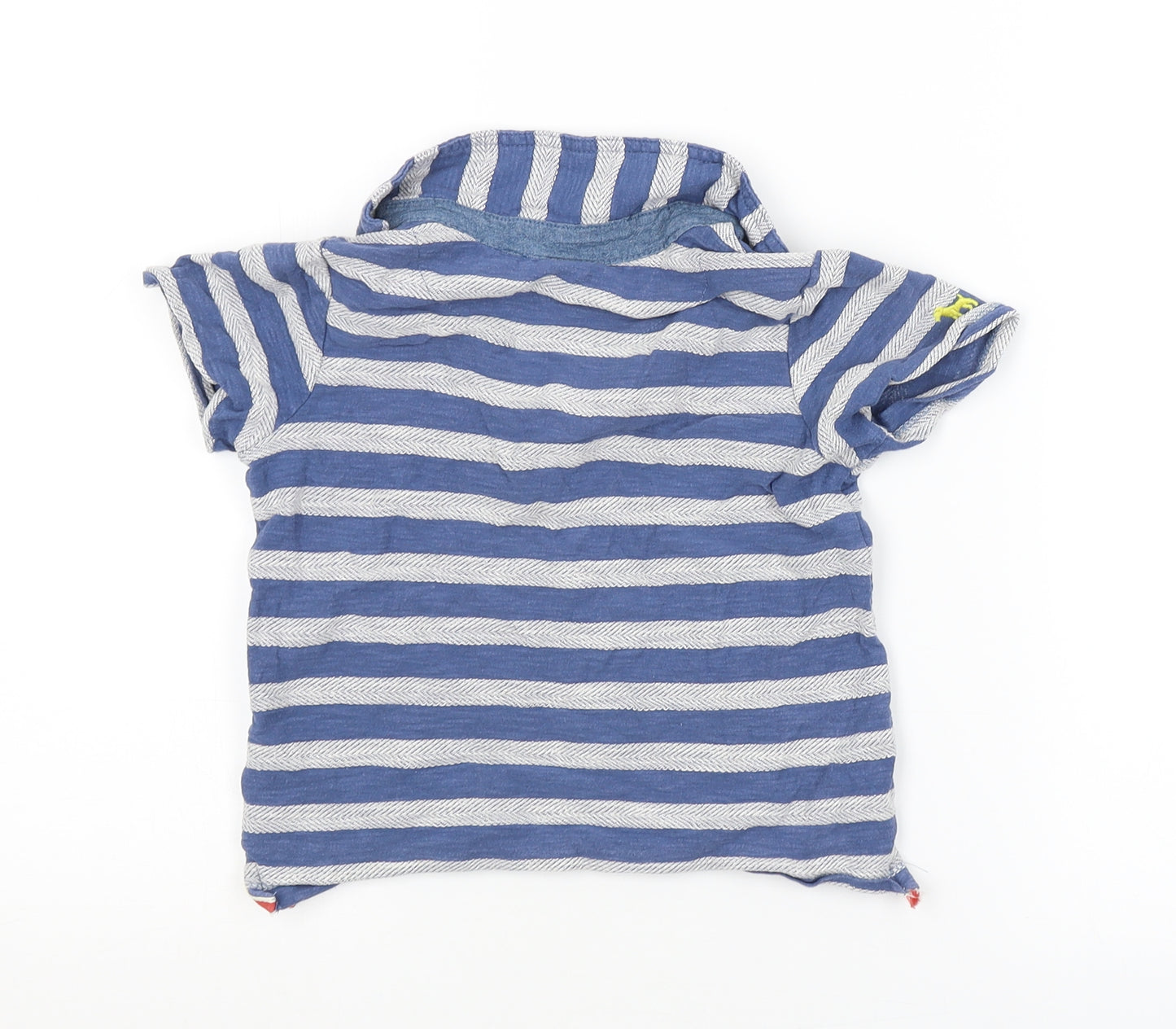 Mini Club Boys Blue Striped  Basic Polo Size 4-5 Years