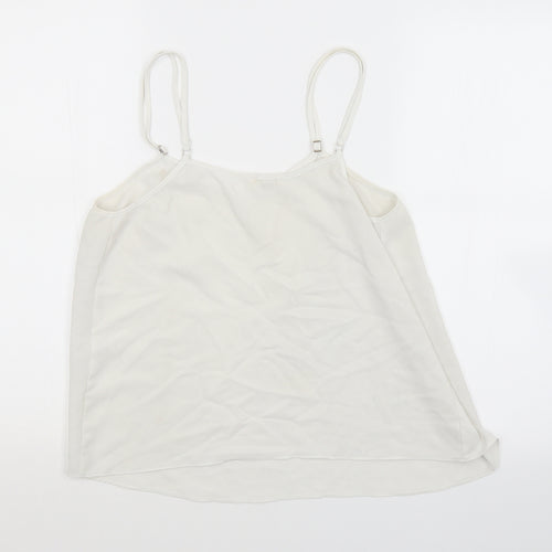 River Island Womens White   Basic Tank Size 10