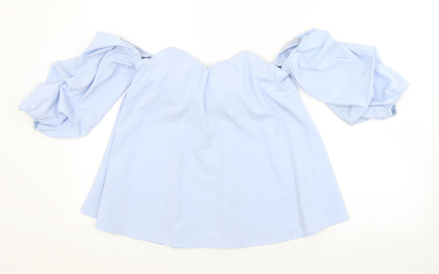 CHERRY KOKO Womens Blue   Basic Blouse Size L