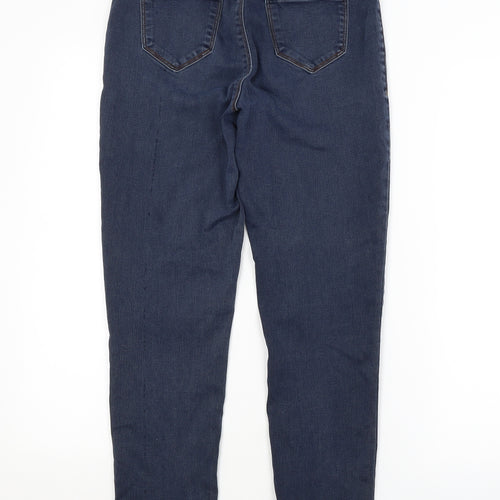 Missguided Womens Blue   Snow Pants Trousers Size 10 L27 in