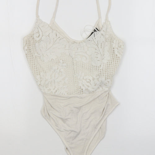 Primark Womens White   Unitard One-Piece